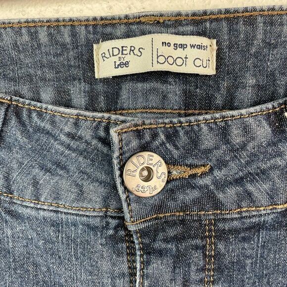 Riders by Lee Stretch Fit Boot Cut Jeans Size 12 EUC - Picture 3 of 6